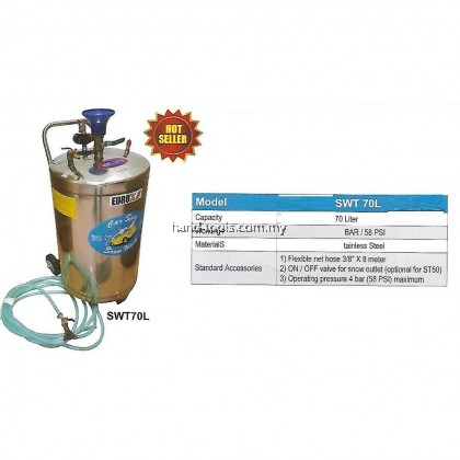 Eurox Swt 70l 70l Stainless Steel Snow Wash Tank