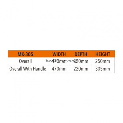 MR.MARK MK-EQP-0305 CANTILEVEL TOOL BOX