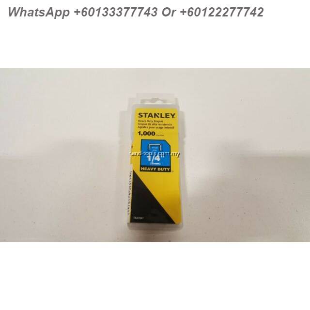 STANLEY TRA704T Heavy Duty Staples (1/4"/6mm/1000 Pcs/Pack)