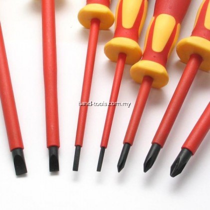 ProsKit SD-8011 Set Pemutar Skru Penebat 7pcs (1000V) | Diperakui VDE Insulated Screwdriver Set (1000V)