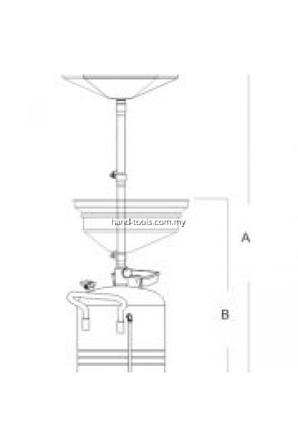  65 Litre Oil Receiving Tank with wider drain pan [made in China]