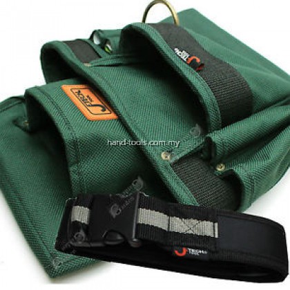 jetech ba-m3 7 Pockets Nylon Carpenters Tool Pouch c/w Work Belt