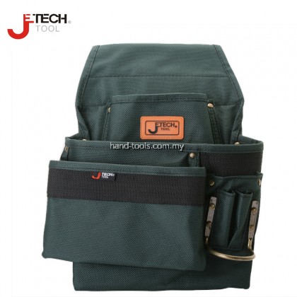 jetech ba-m3 7 Pockets Nylon Carpenters Tool Pouch c/w Work Belt