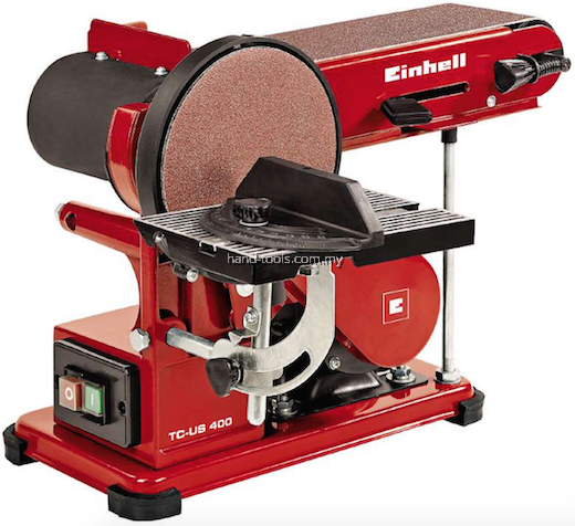 Einhell Tc Us400 Bench Sander 375w Bench Disc 150mm Belt 100