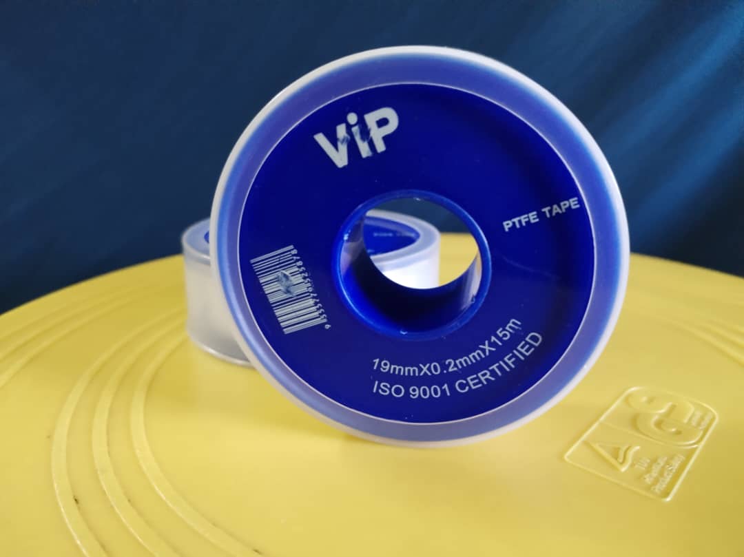 ViP 1915BL 19MMX0.2MMX15M PTFE THREAD SEAL TAPE/PLUMBING TAPE/WHITE TAPE