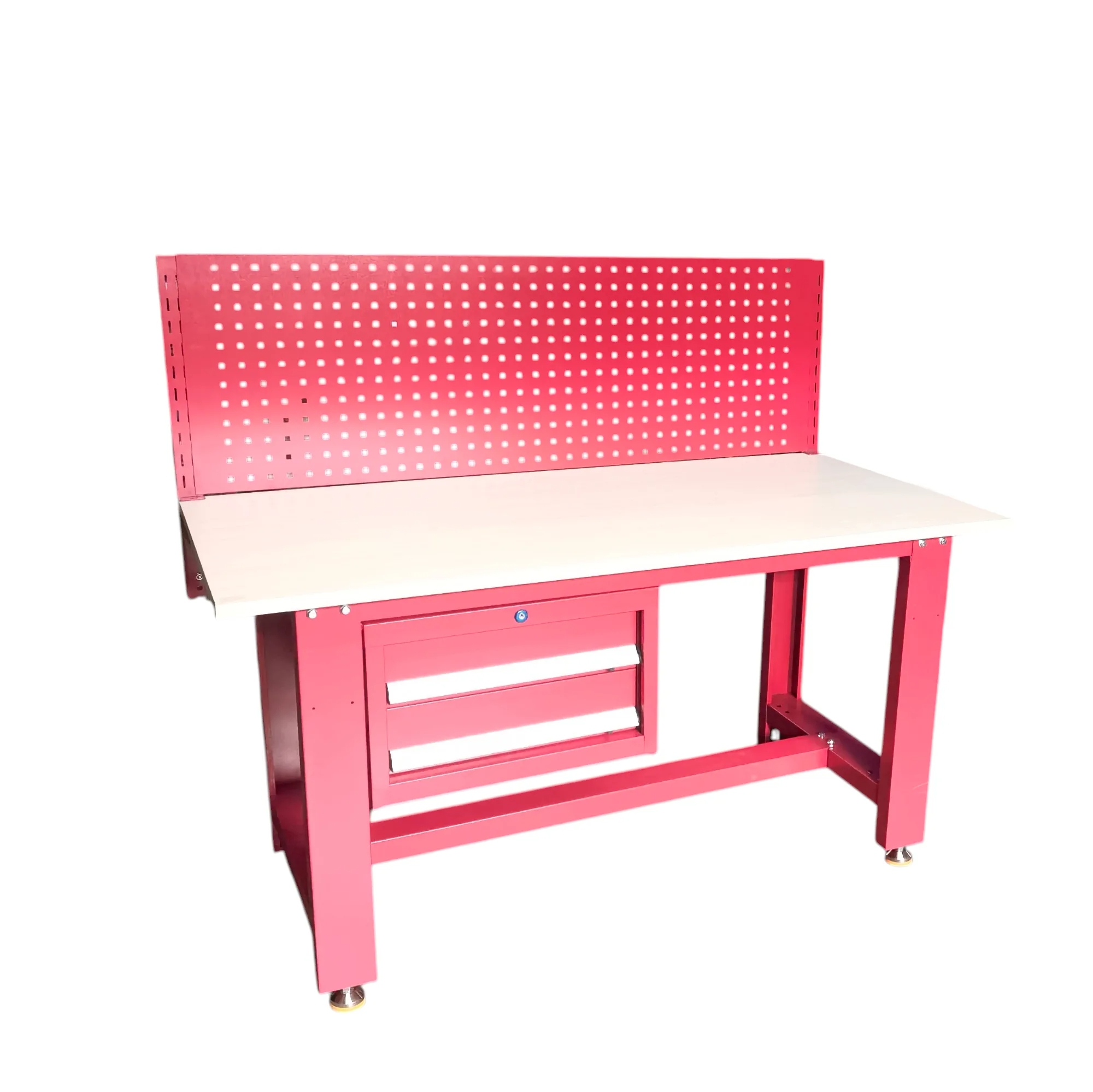 G4182 heavy duty workbench with back panel & 2 drawers. Ideal for ...